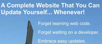 A Complete Website That You Can Update Yourself... Wherever!